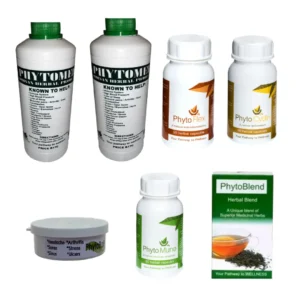 Goiter Herbs Combo Herbal thyroid wellness bundle with teas, tonics, and balm