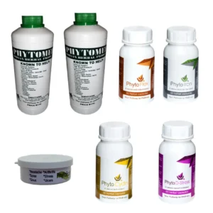 Heavy Bleeding Herbs Combo Phytomed Herbal Combo set with tonics, balm, and herbal blends