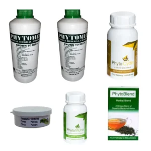 Piles Herbs Combo Small Phytomed herbal combo pack for piles comfort and wellness support